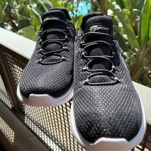 SKECHERS Sport - black slip-on sneakers!